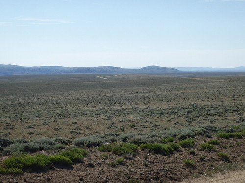 GDMBR: We followed a ridgeline where the Continental Divide paralled us to our right side (south side) for about 6 miles.